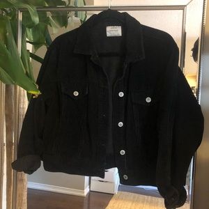 Black corduroy jacket